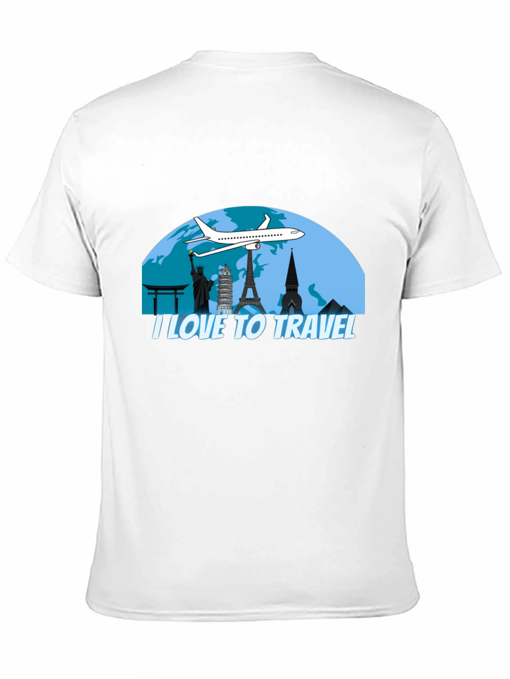 I Love To Travel Graphic T-Shirt