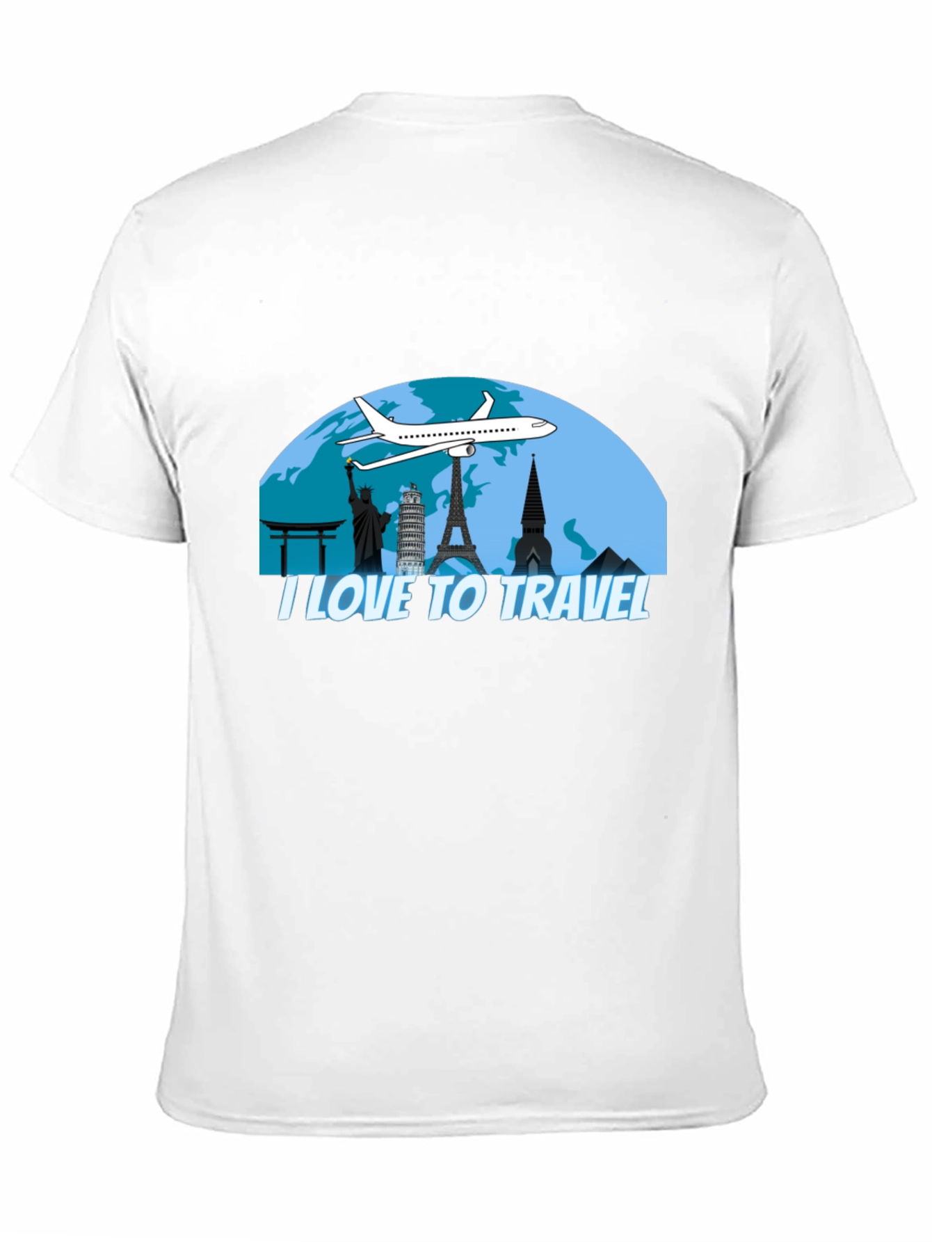 I Love To Travel Graphic T-Shirt