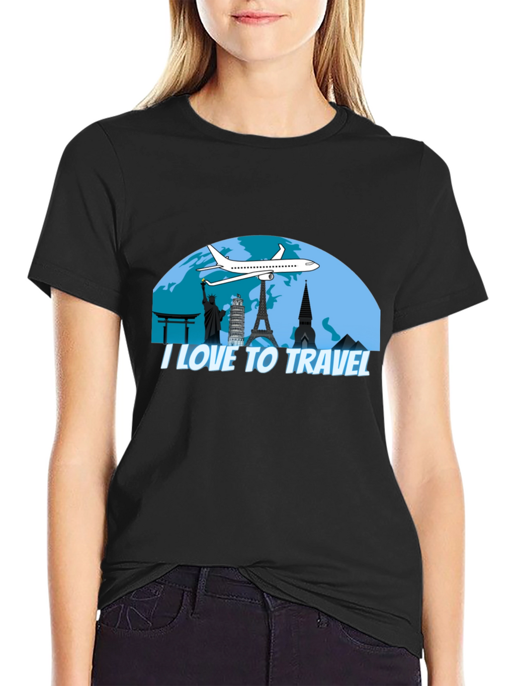 I Love To Travel Graphic T-Shirt