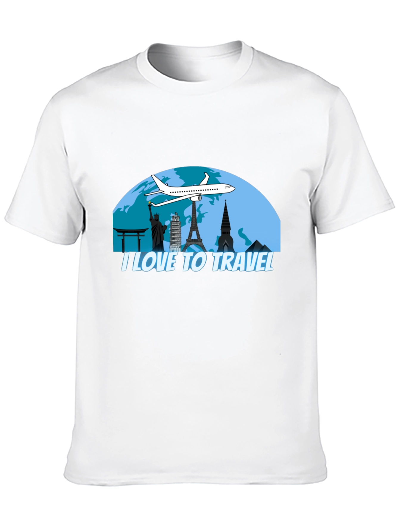 I Love To Travel Graphic T-Shirt