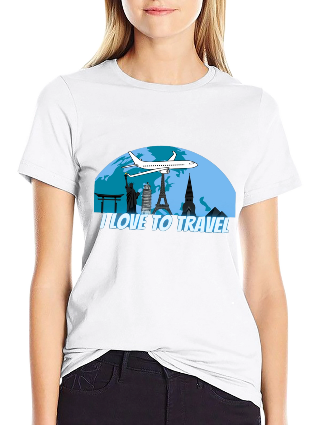 I Love To Travel Graphic T-Shirt