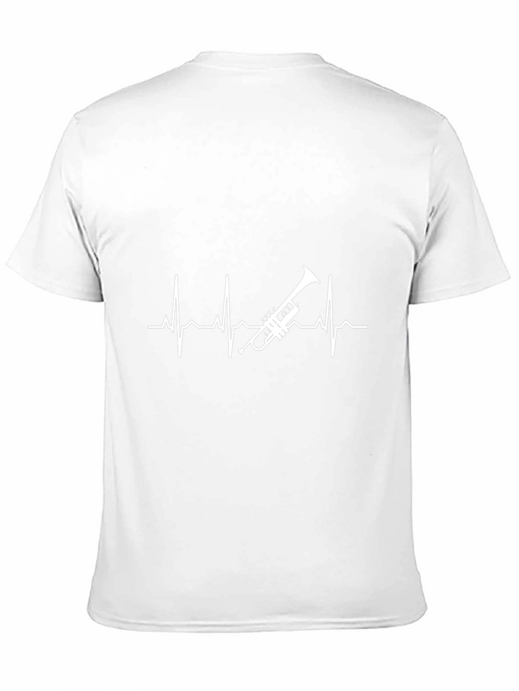 Trumpet Heartbeat T-Shirt - Musician Gift