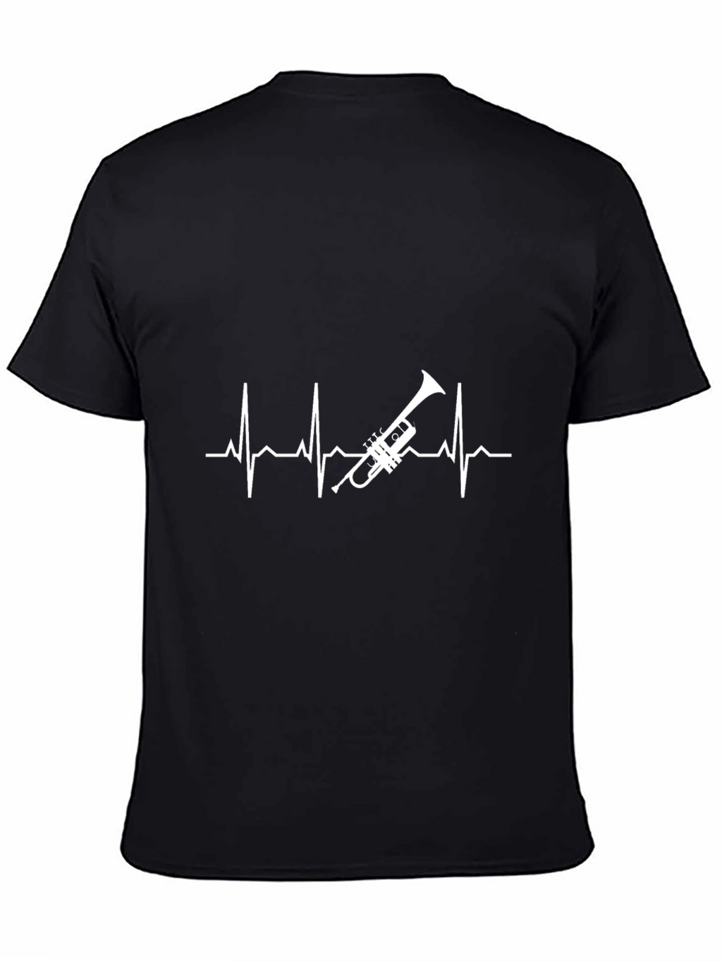 Trumpet Heartbeat T-Shirt - Musician Gift