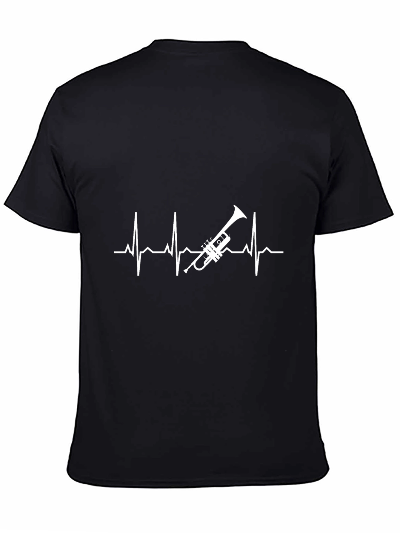 Trumpet Heartbeat T-Shirt - Musician Gift