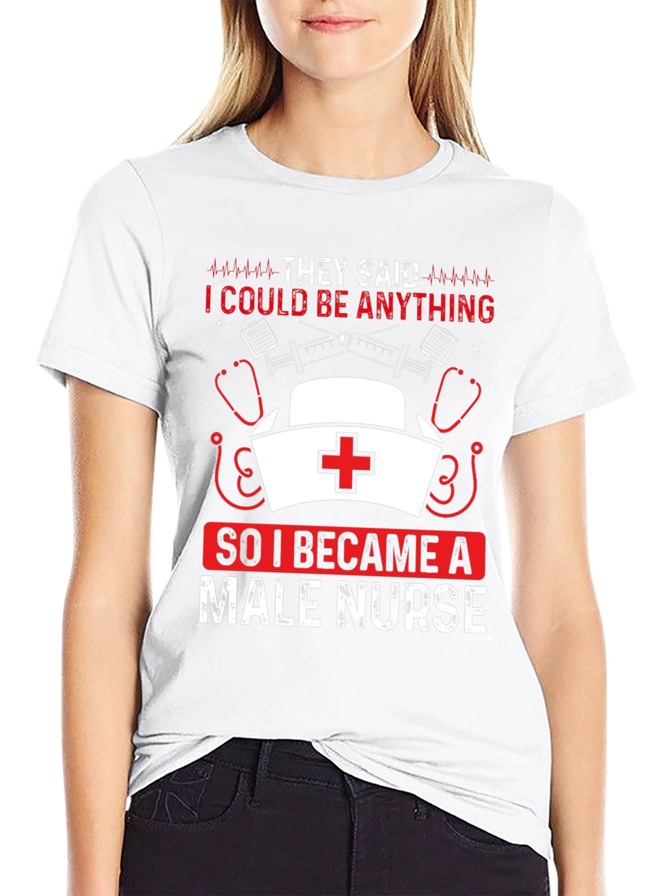 Male Nurse T-Shirt - Funny Nurse Apparel