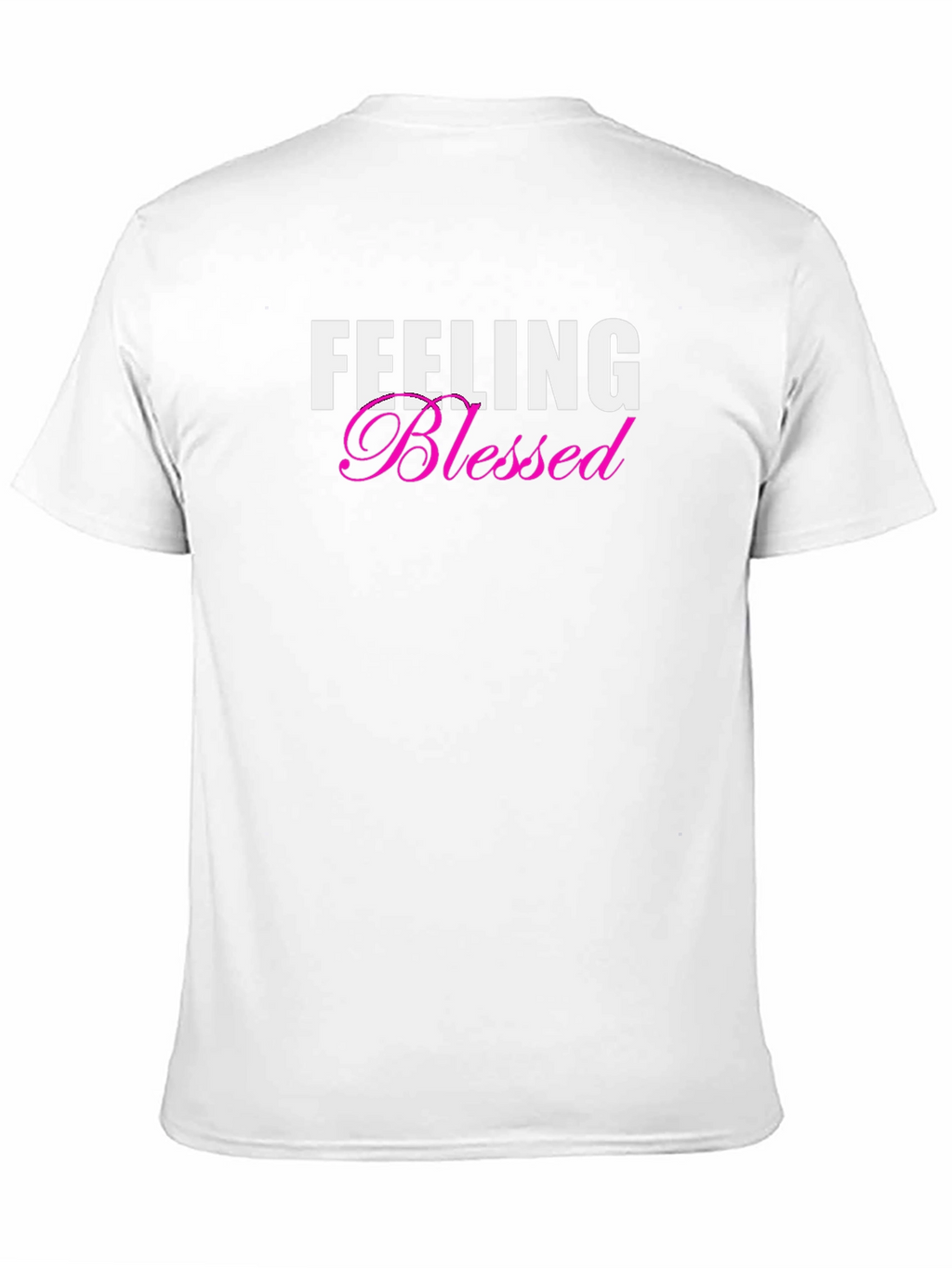 Feeling Blessed Graphic Tee - Black Short Sleeve