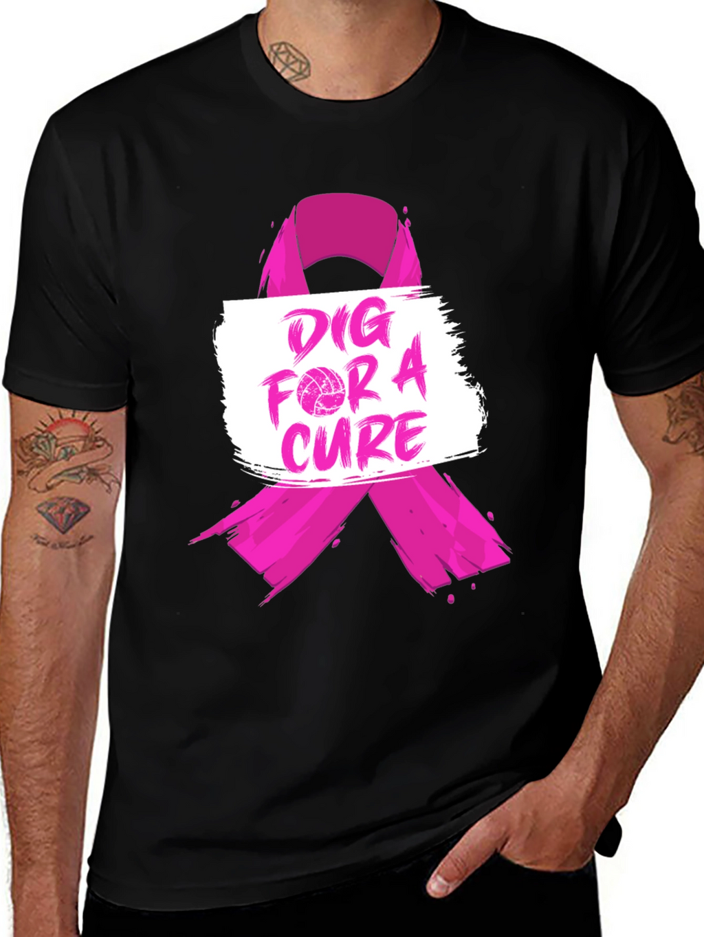 Dig for a Cure Volleyball T-Shirt