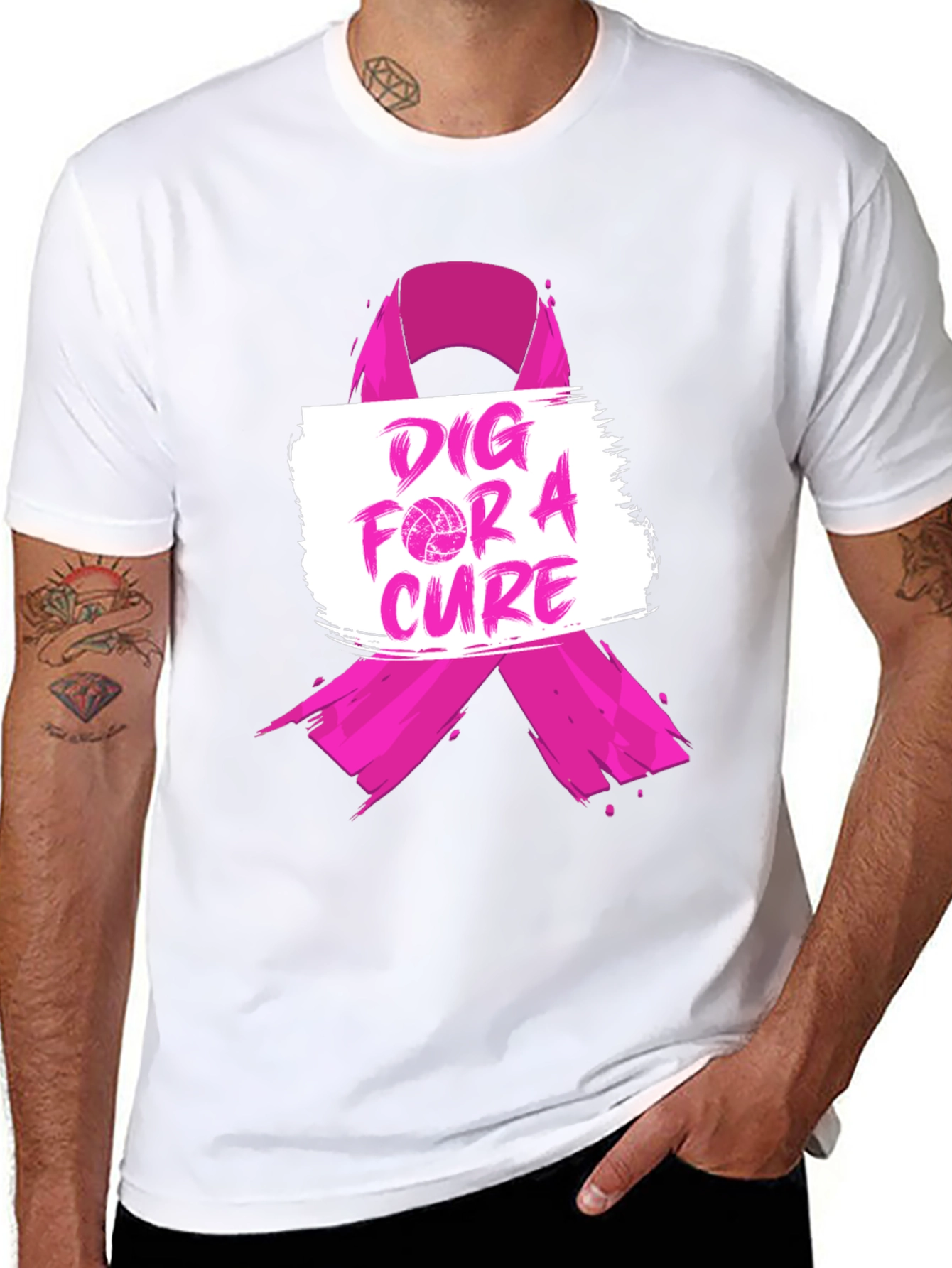 Dig for a Cure Volleyball T-Shirt