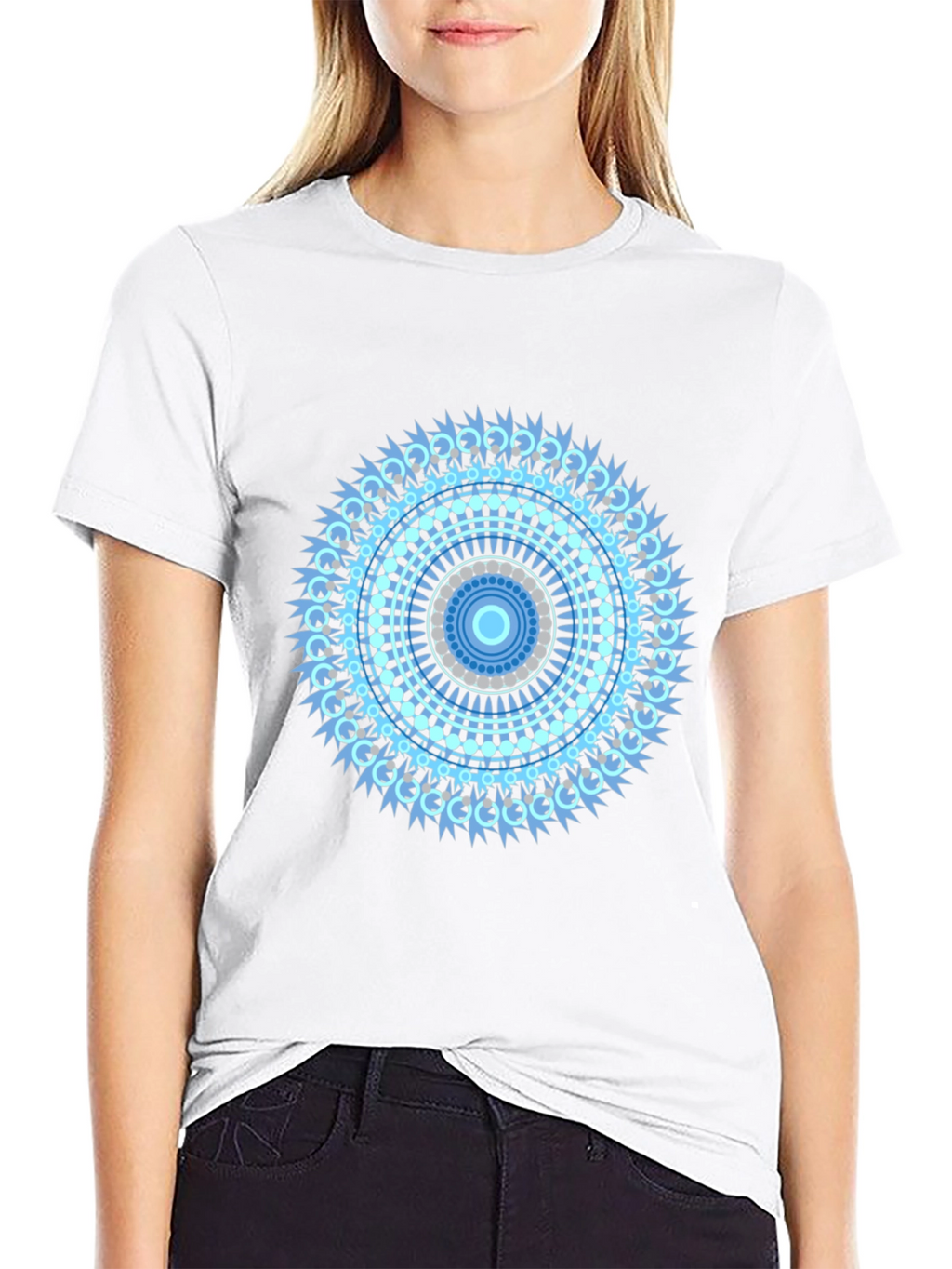 Mandala Graphic Black T-Shirt - Unique Design
