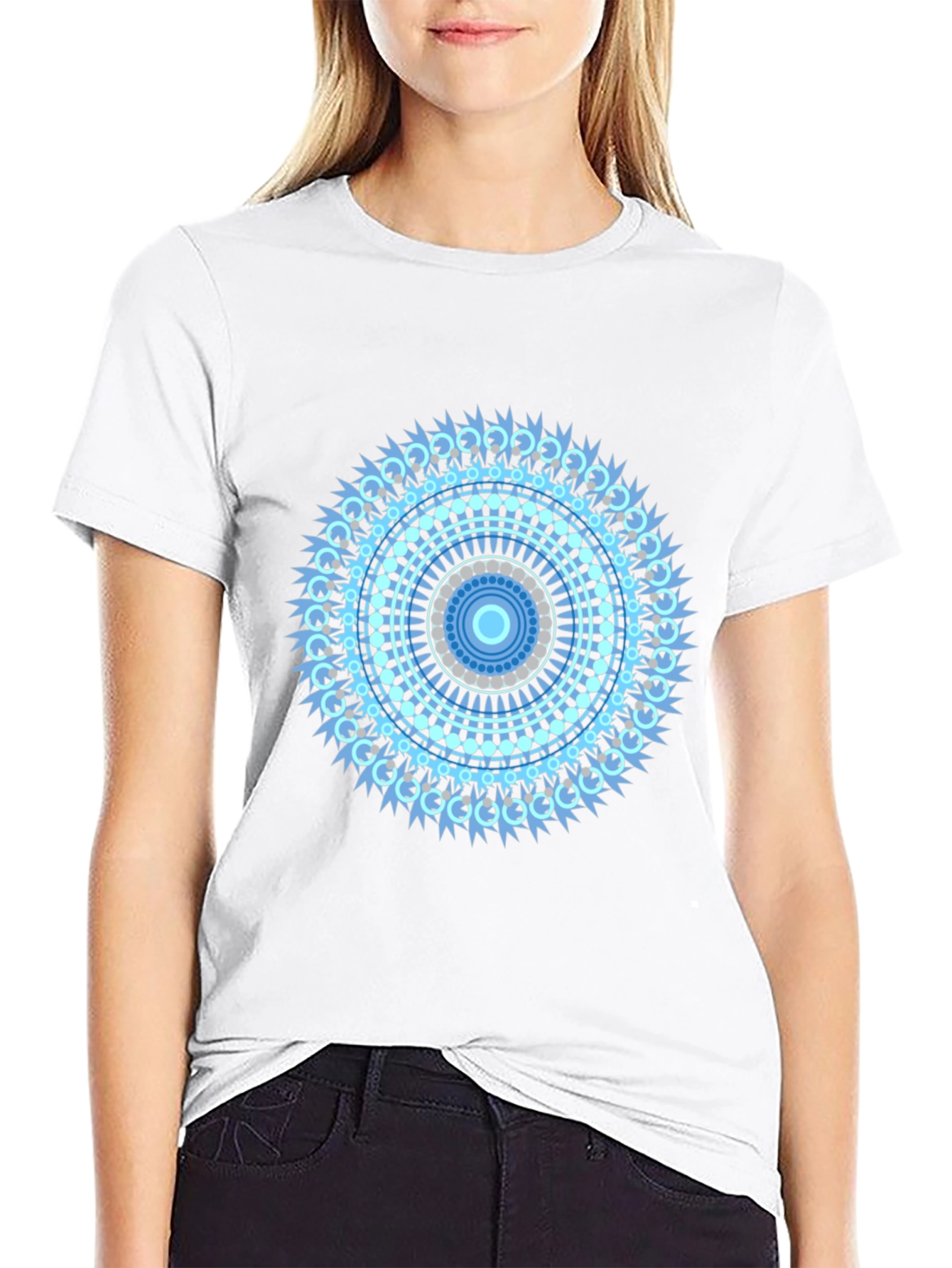 Mandala Graphic Black T-Shirt - Unique Design