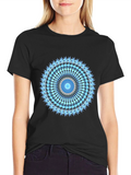 Mandala Graphic Black T-Shirt - Unique Design