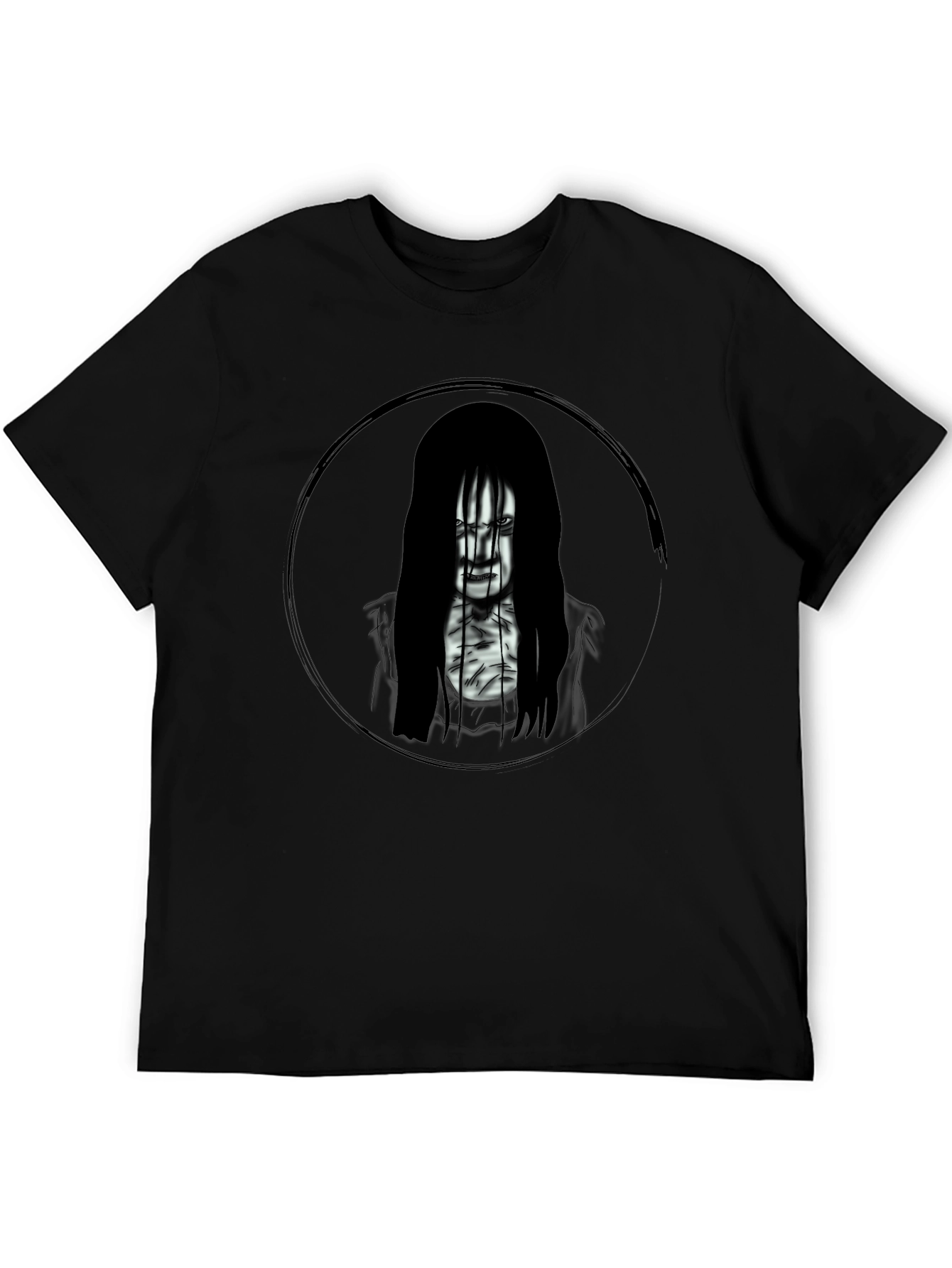 The Ring Sadako Horror Movie T-Shirt - Black