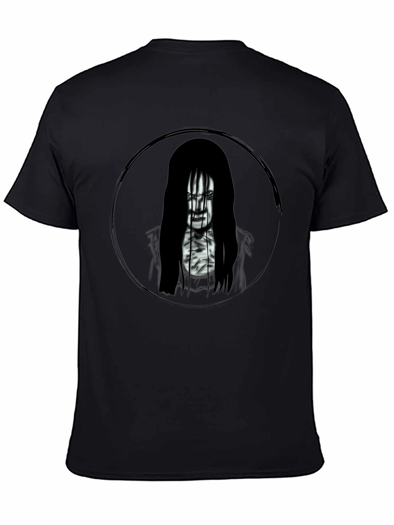 The Ring Sadako Horror Movie T-Shirt - Black