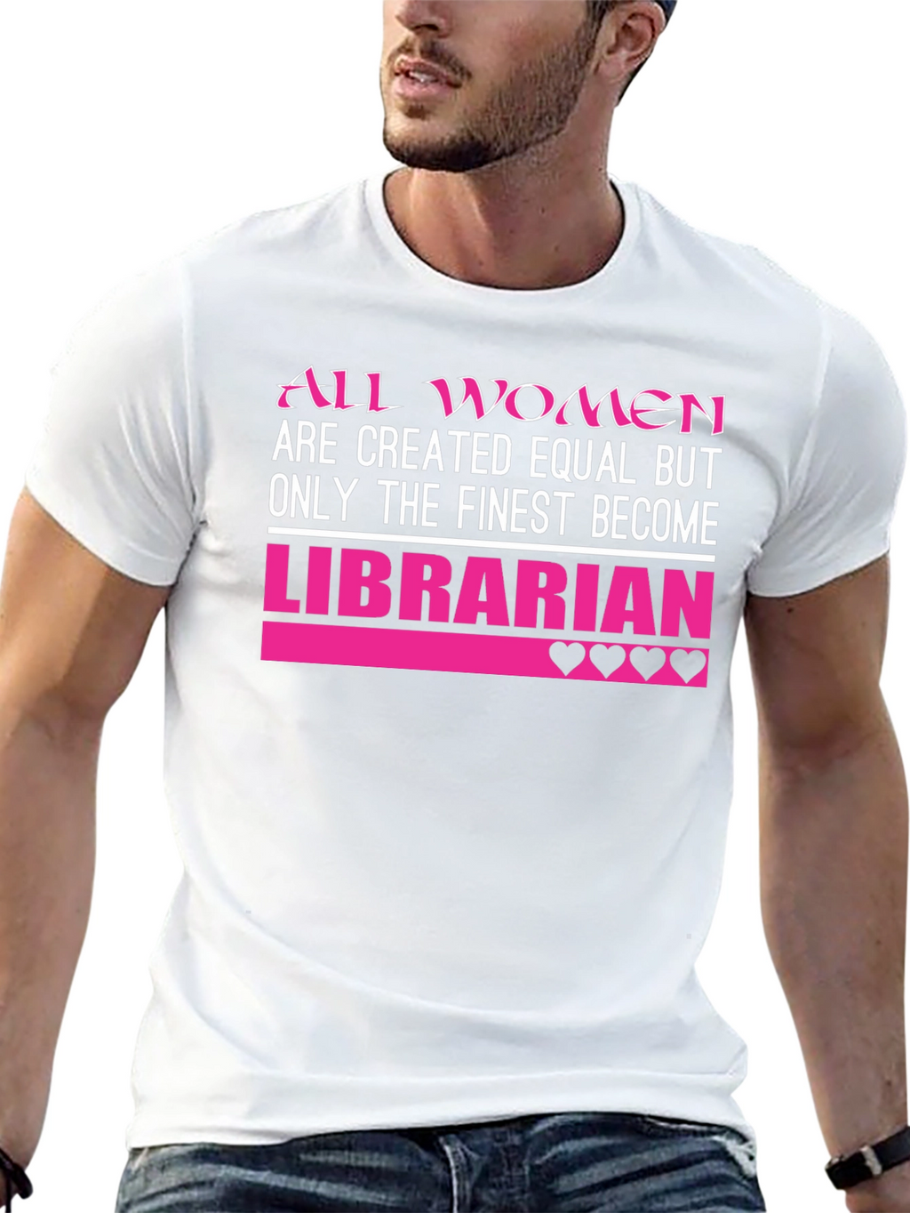 Librarian T-Shirt: All Women Created Equal