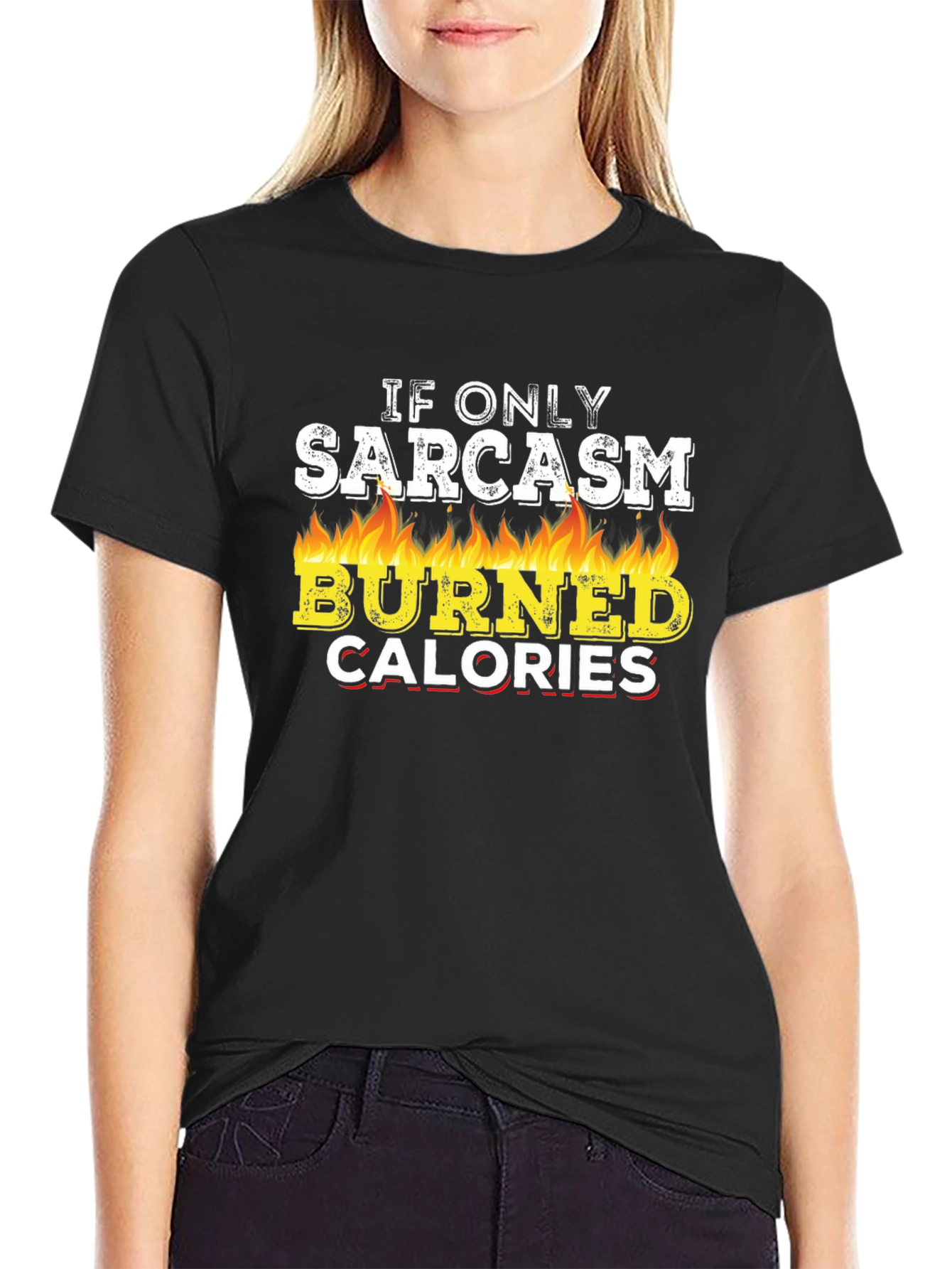 Sarcasm Burns Calories Graphic Tee