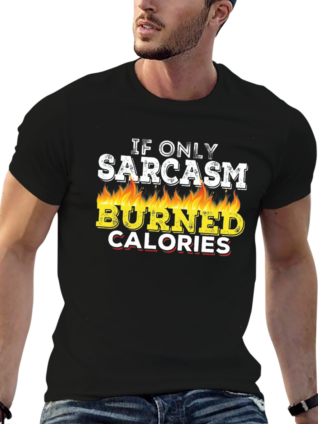 Sarcasm Burns Calories Graphic Tee