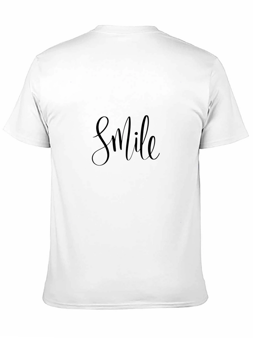 Smile Graphic Black T-Shirt - Casual Comfort
