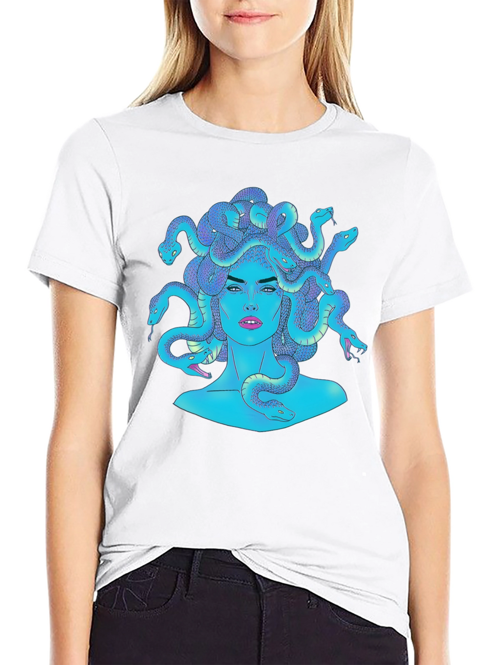 Medusa Graphic Tee - Mythical Creature Fashion