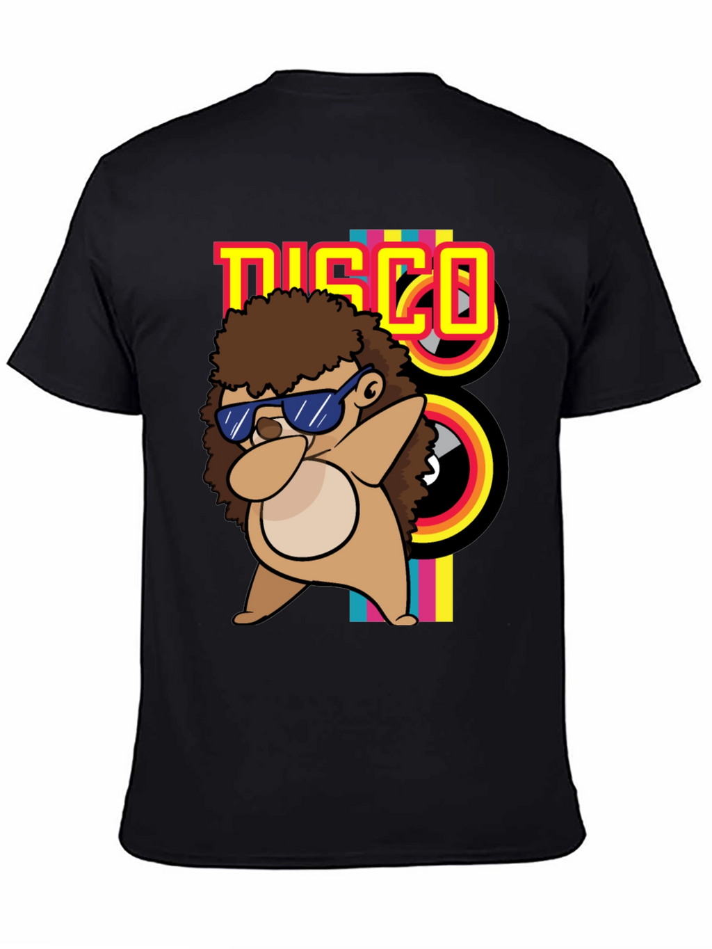 Dabbing Hedgehog Disco T-Shirt