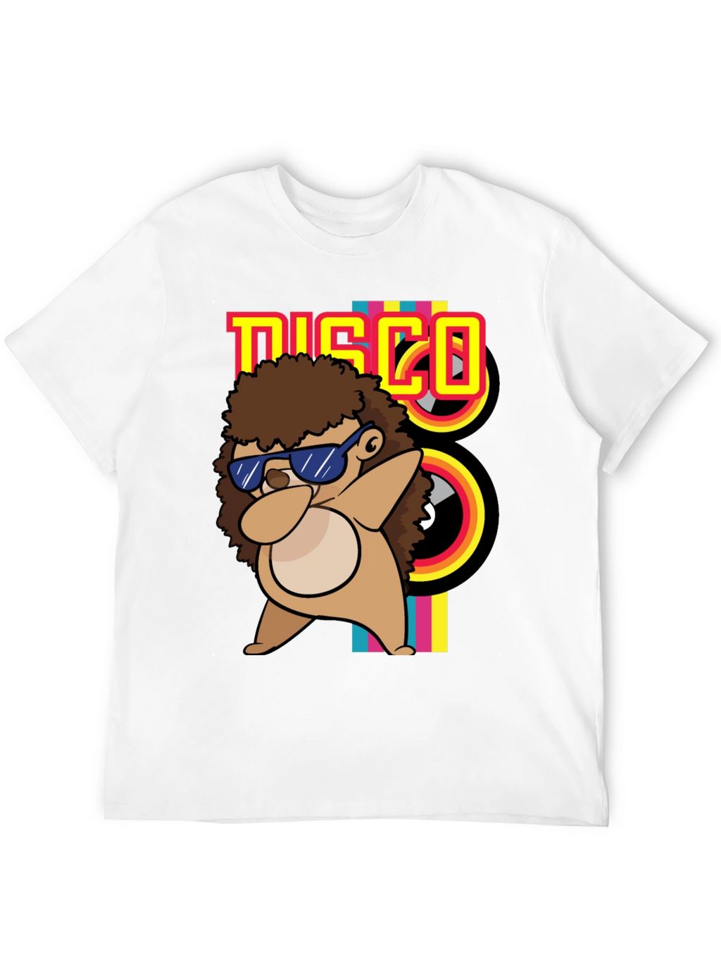 Dabbing Hedgehog Disco T-Shirt