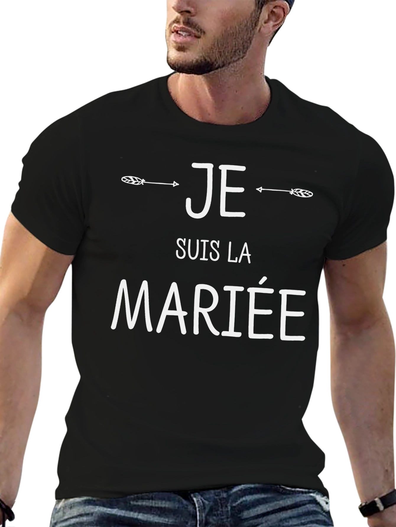 Je Suis La Mariee T-Shirt Funny Bachelorette Bridal Tee