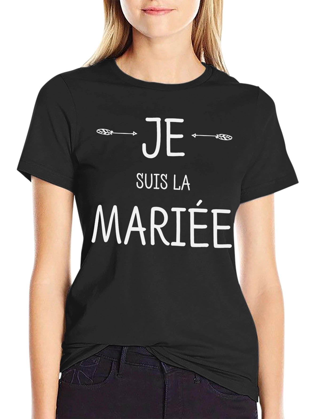 Je Suis La Mariee T-Shirt Funny Bachelorette Bridal Tee