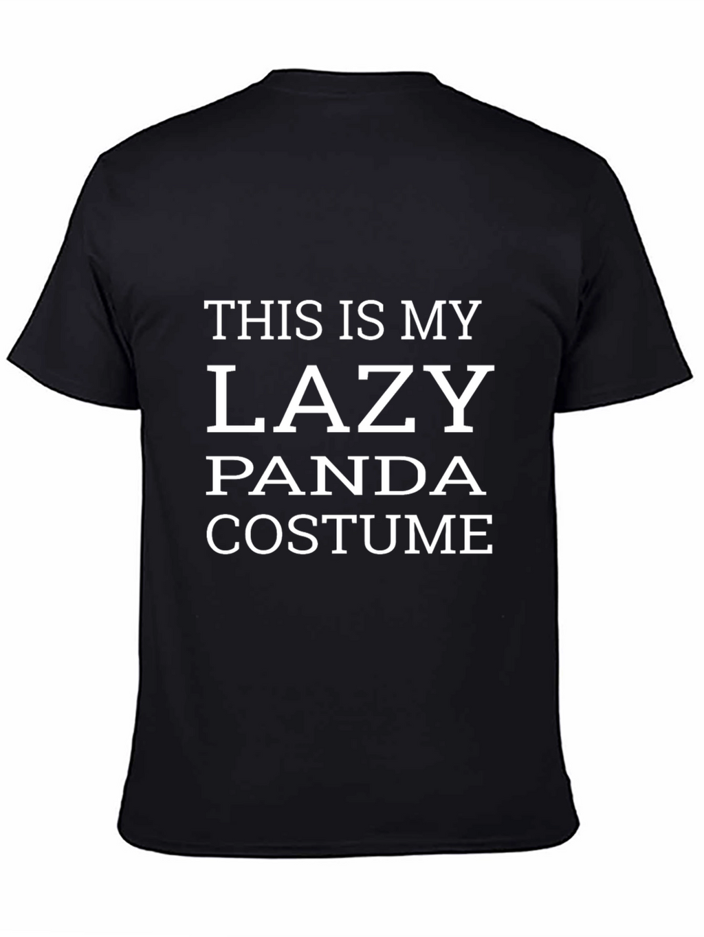 Lazy Panda Costume Graphic Tee