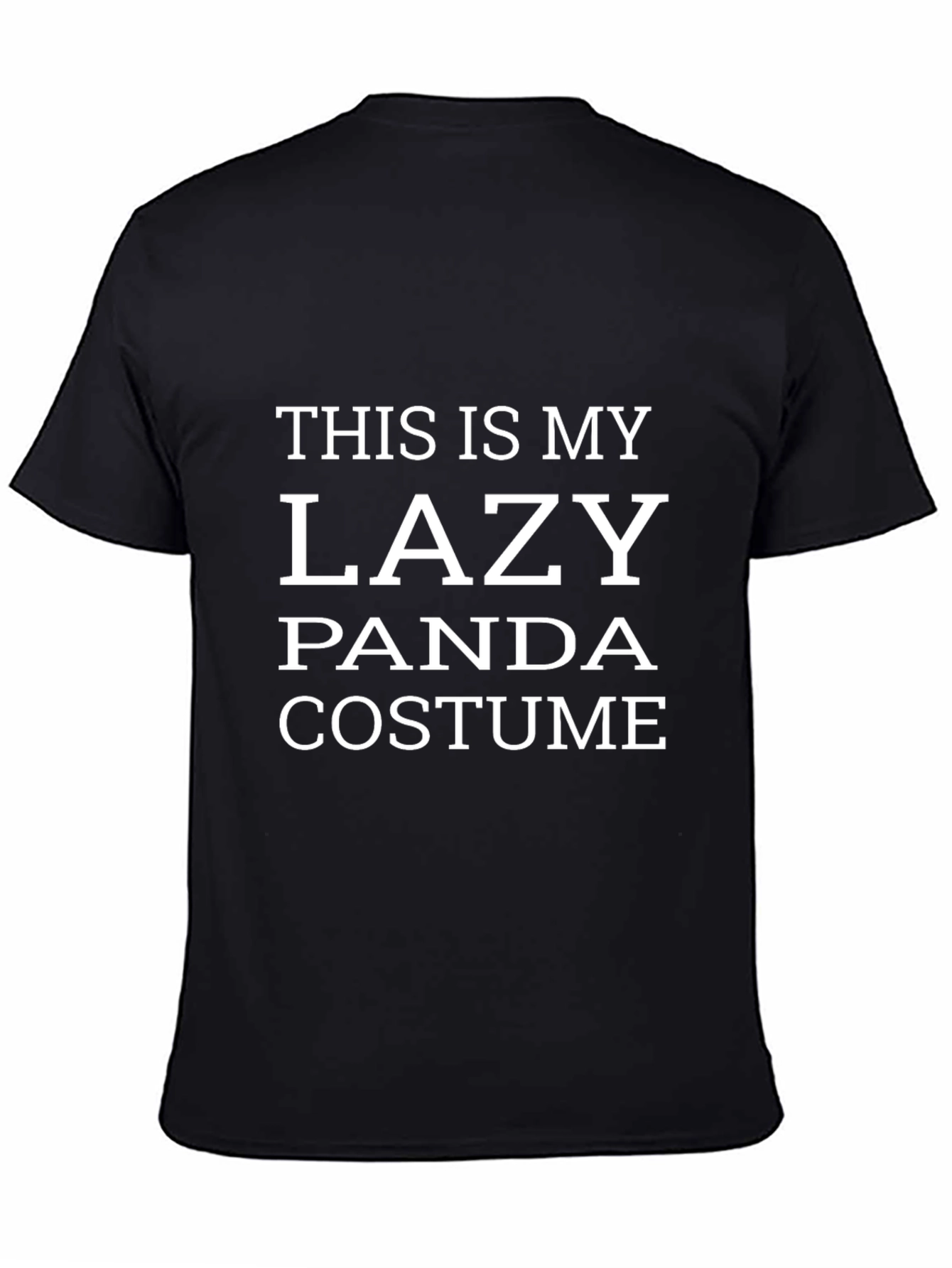 Lazy Panda Costume Graphic Tee