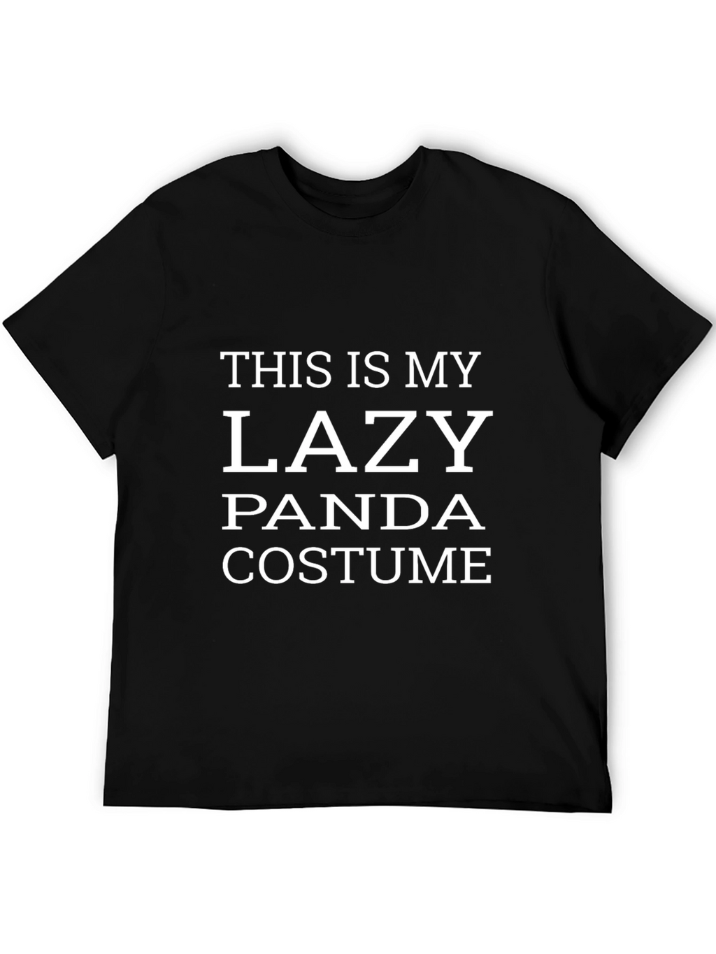 Lazy Panda Costume Graphic Tee