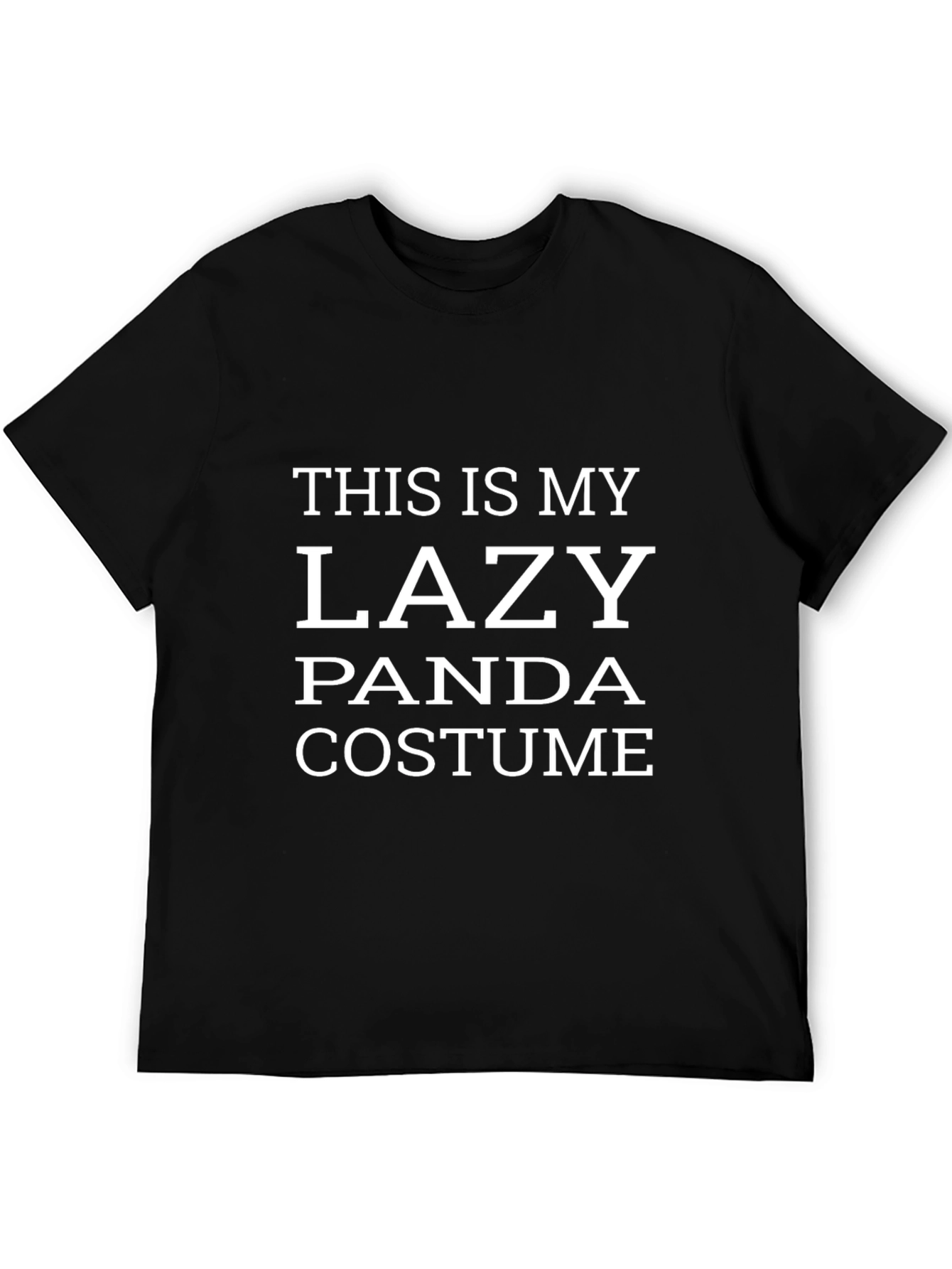 Lazy Panda Costume Graphic Tee