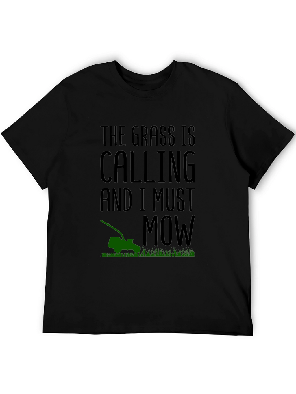 The Grass is Calling T-Shirt - Black