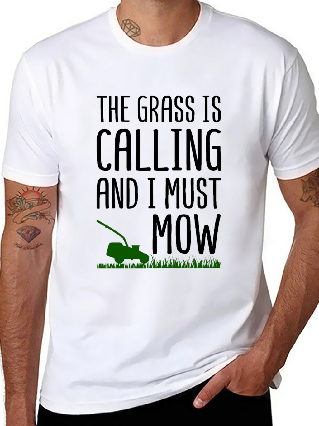 The Grass is Calling T-Shirt - Black