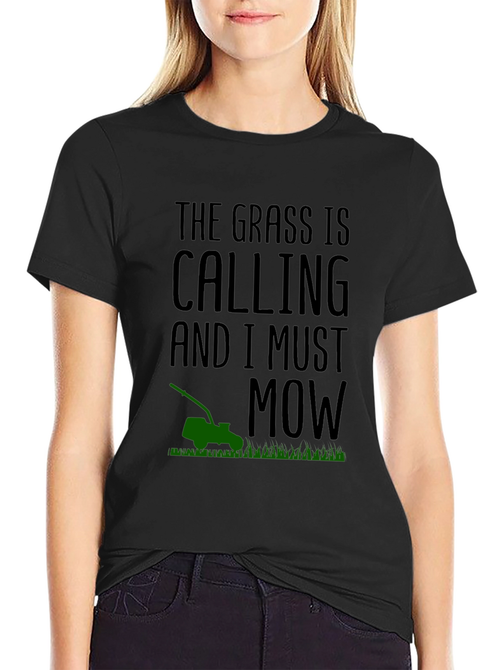The Grass is Calling T-Shirt - Black