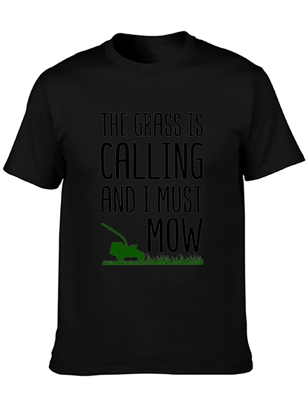 The Grass is Calling T-Shirt - Black