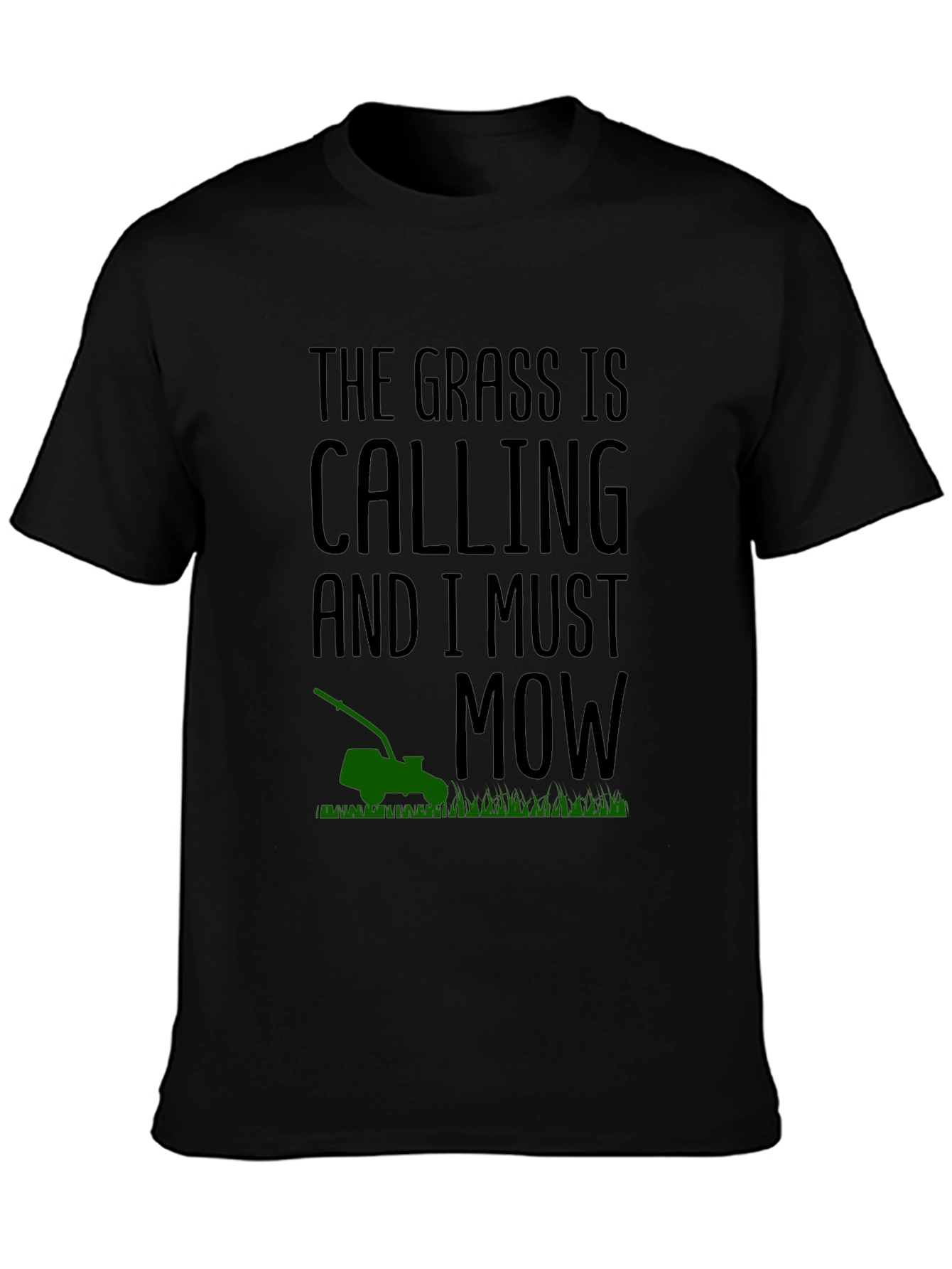 The Grass is Calling T-Shirt - Black