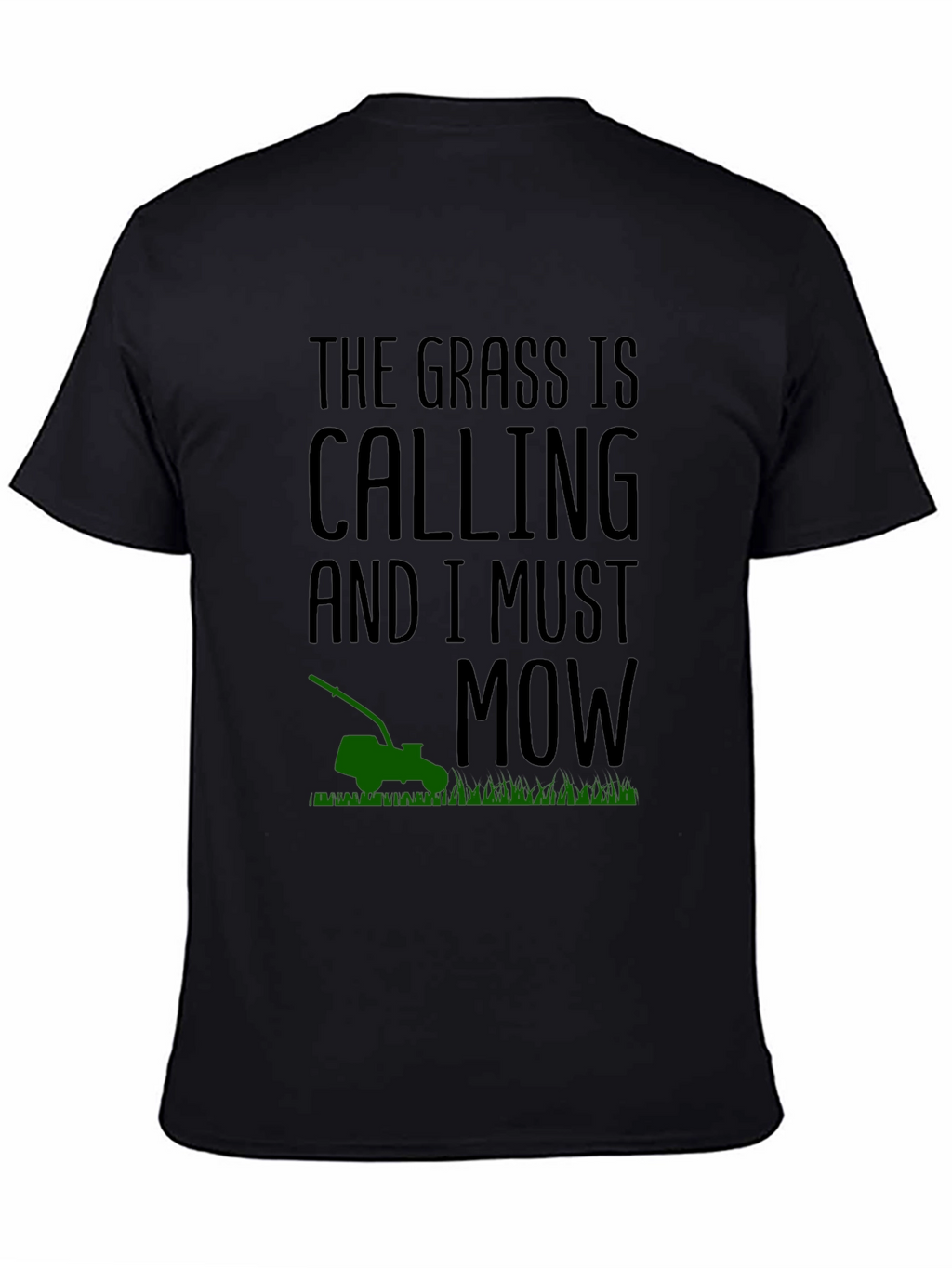 The Grass is Calling T-Shirt - Black