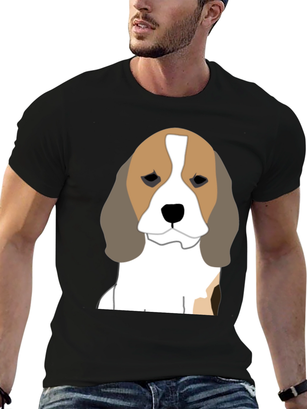 Beagle Dog Graphic Tee - Soft Cotton Blend