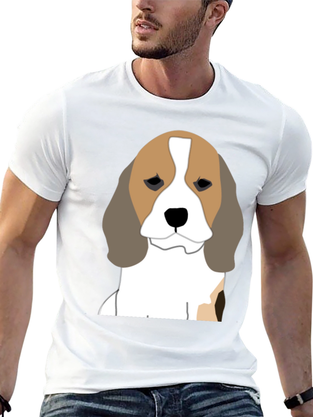 Beagle Dog Graphic Tee - Soft Cotton Blend
