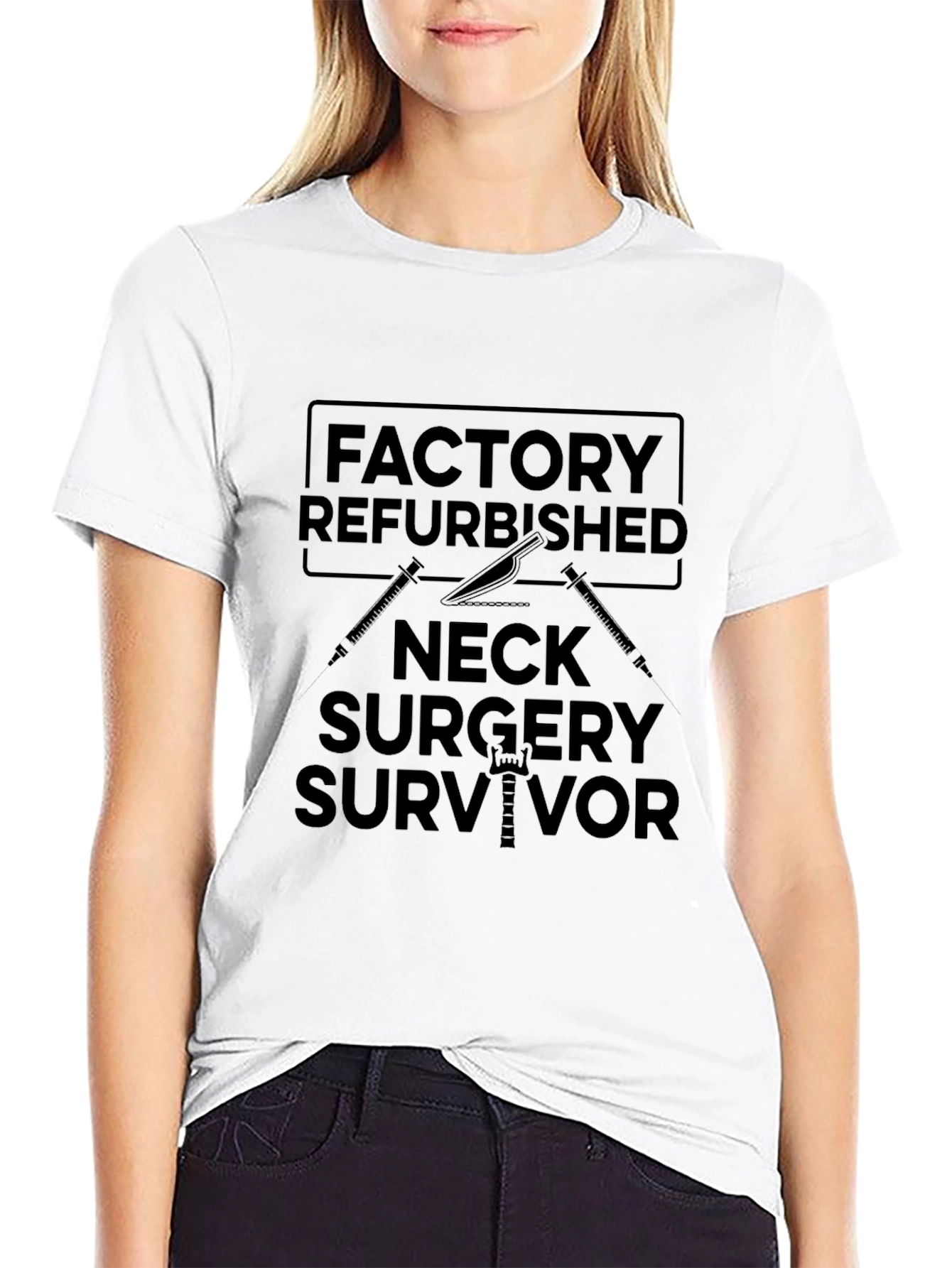 Factory Refurbished Neck Surgery Survivor T-Shirt