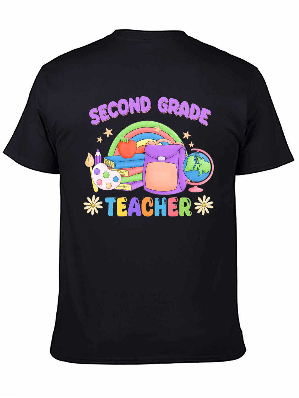 Second Grade Teacher Graphic T-Shirt
