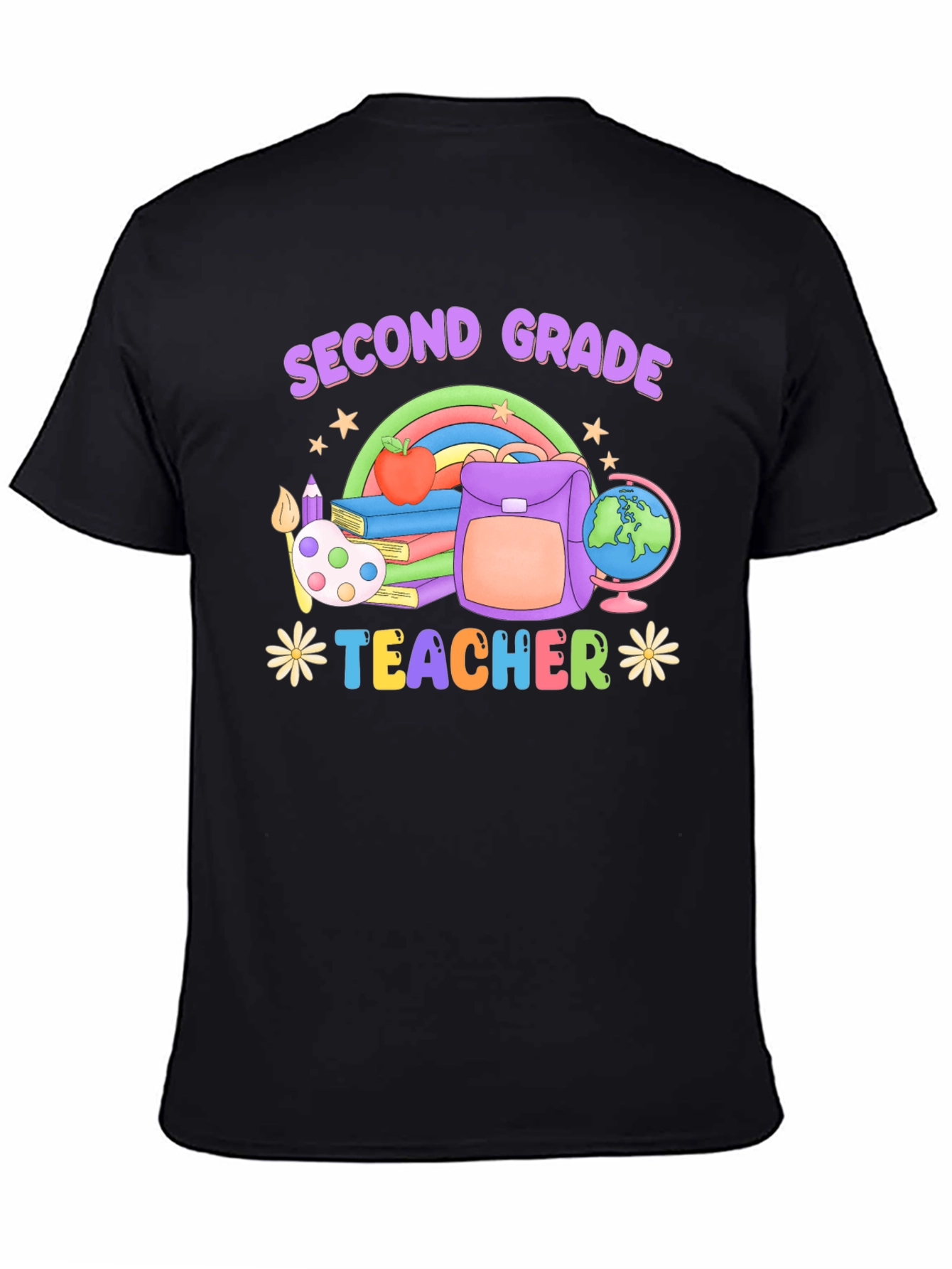 Second Grade Teacher Graphic T-Shirt