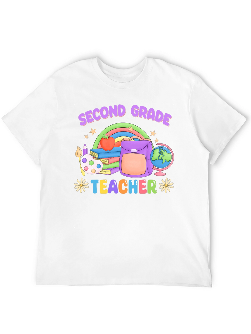 Second Grade Teacher Graphic T-Shirt