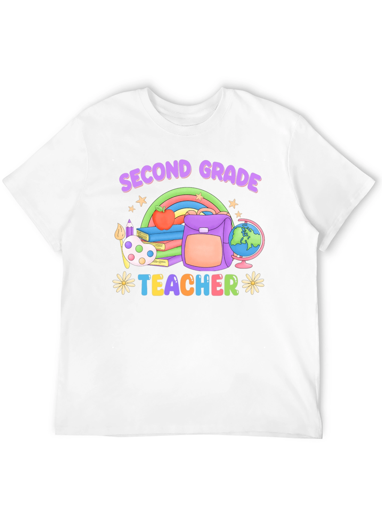 Second Grade Teacher Graphic T-Shirt