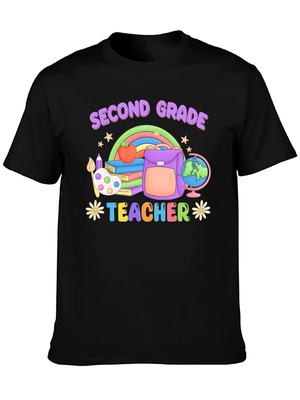 Second Grade Teacher Graphic T-Shirt