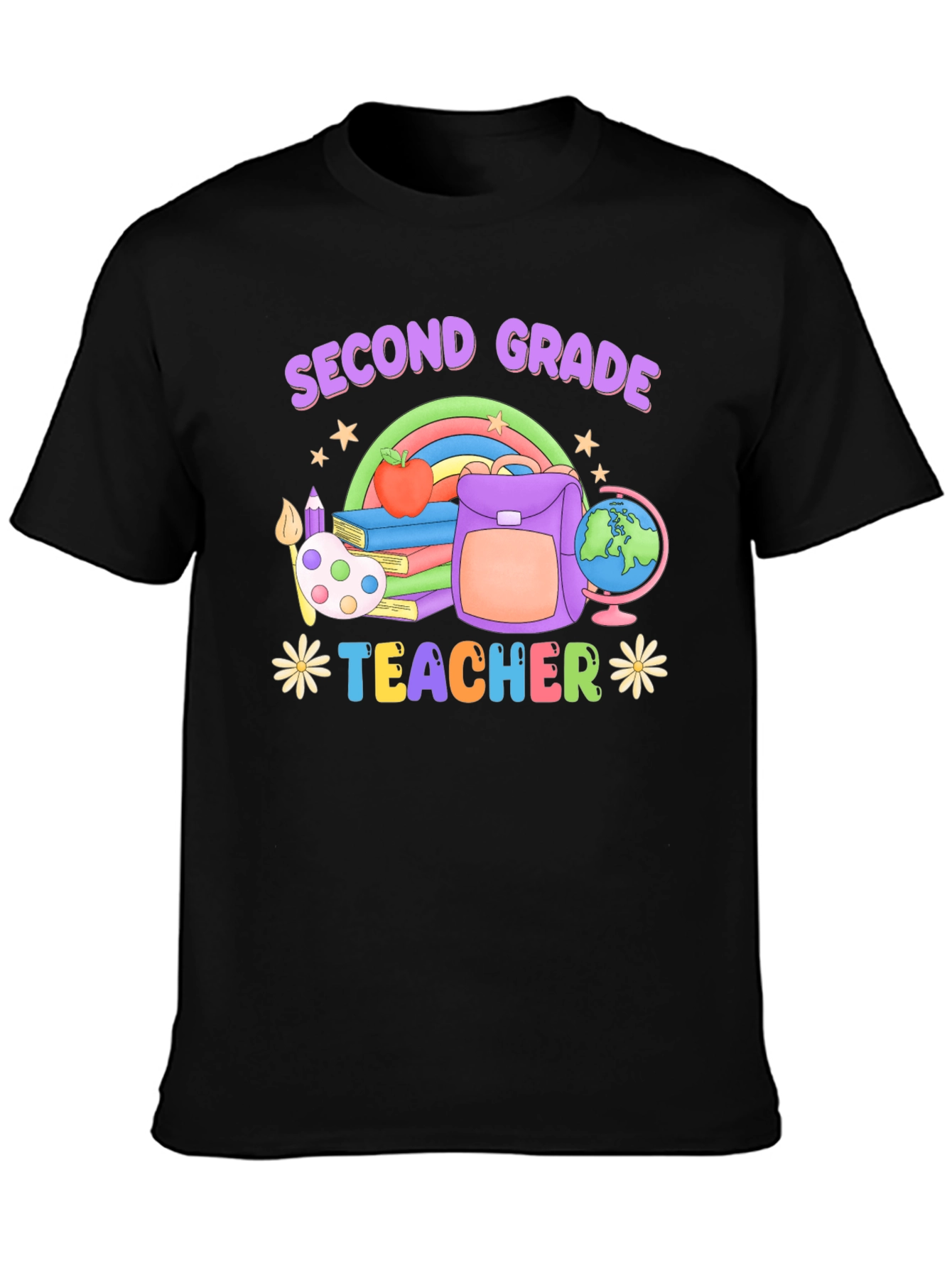 Second Grade Teacher Graphic T-Shirt