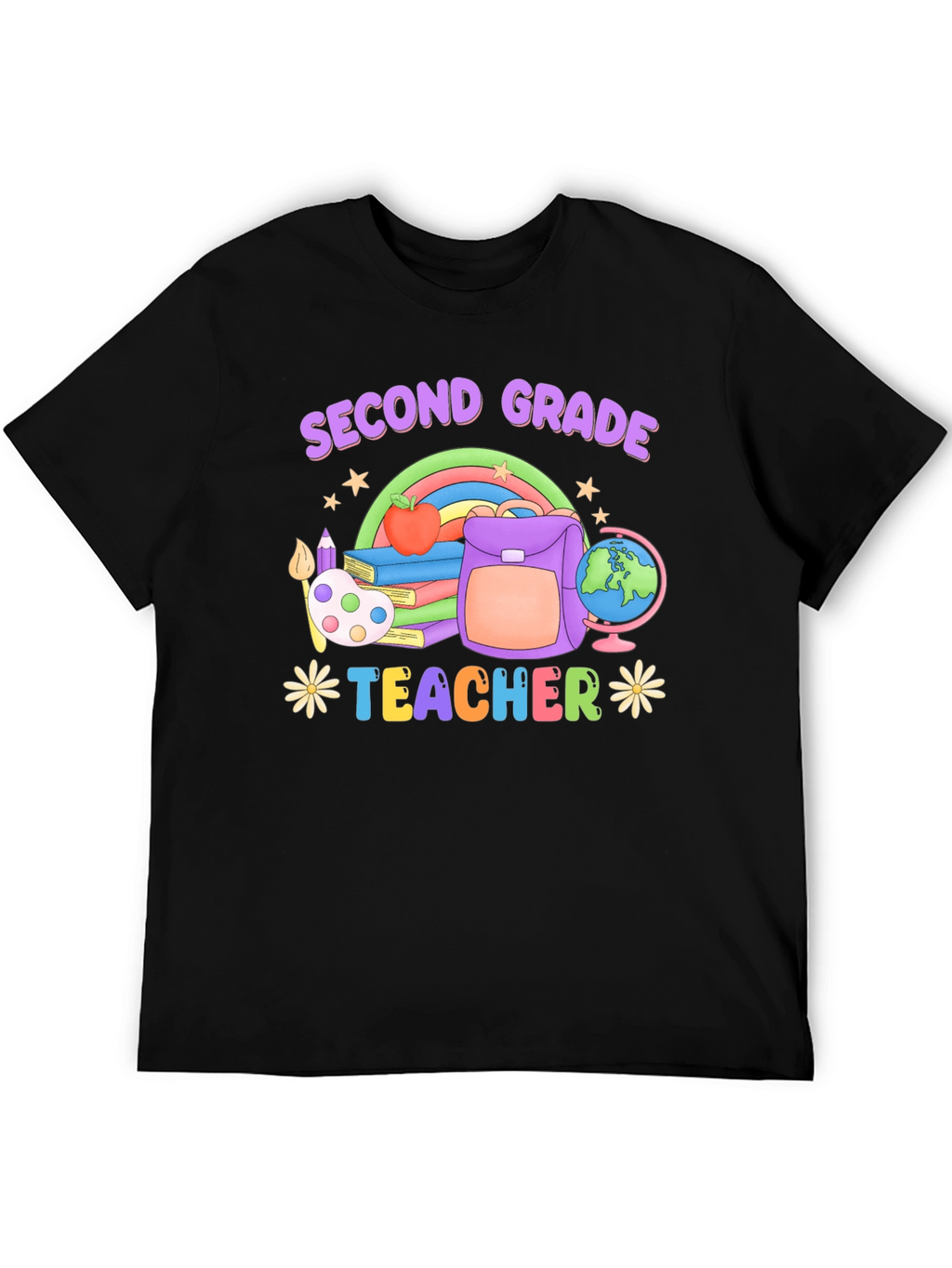 Second Grade Teacher Graphic T-Shirt