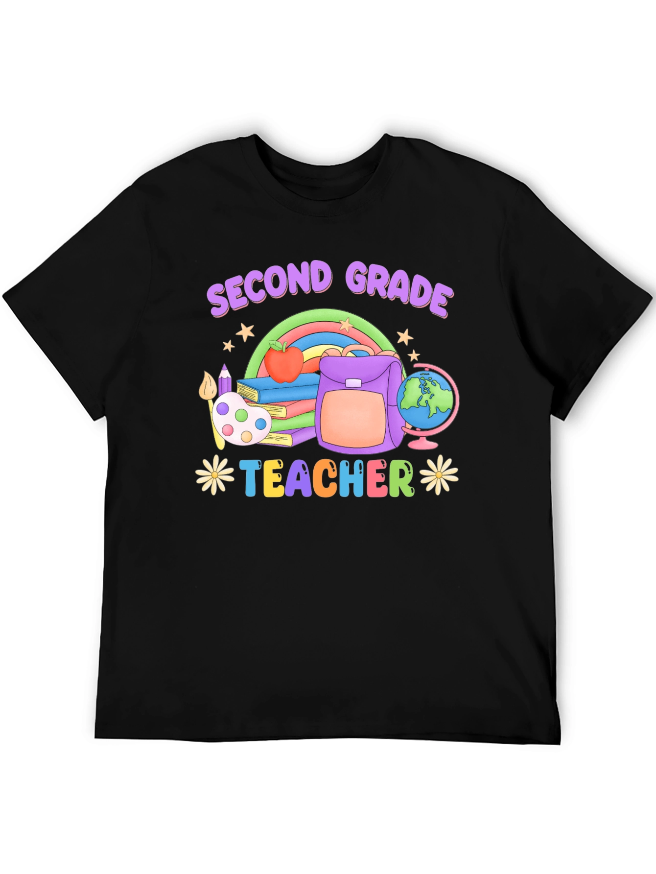 Second Grade Teacher Graphic T-Shirt