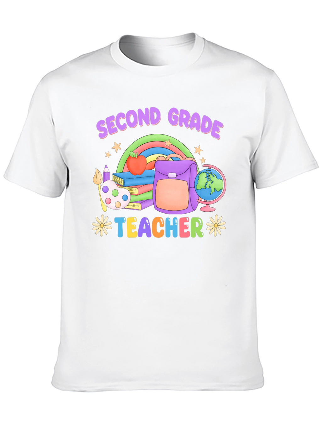 Second Grade Teacher Graphic T-Shirt