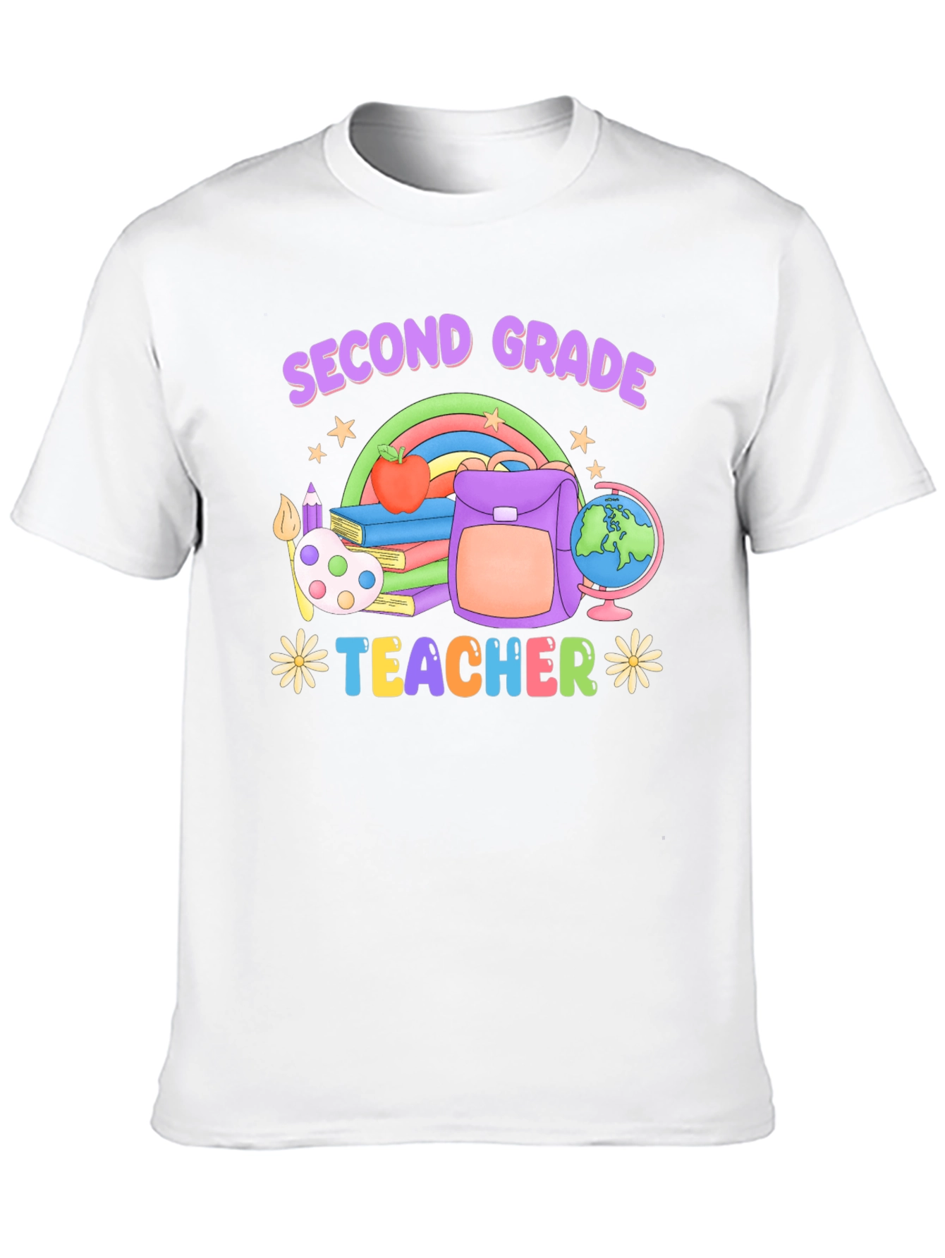 Second Grade Teacher Graphic T-Shirt