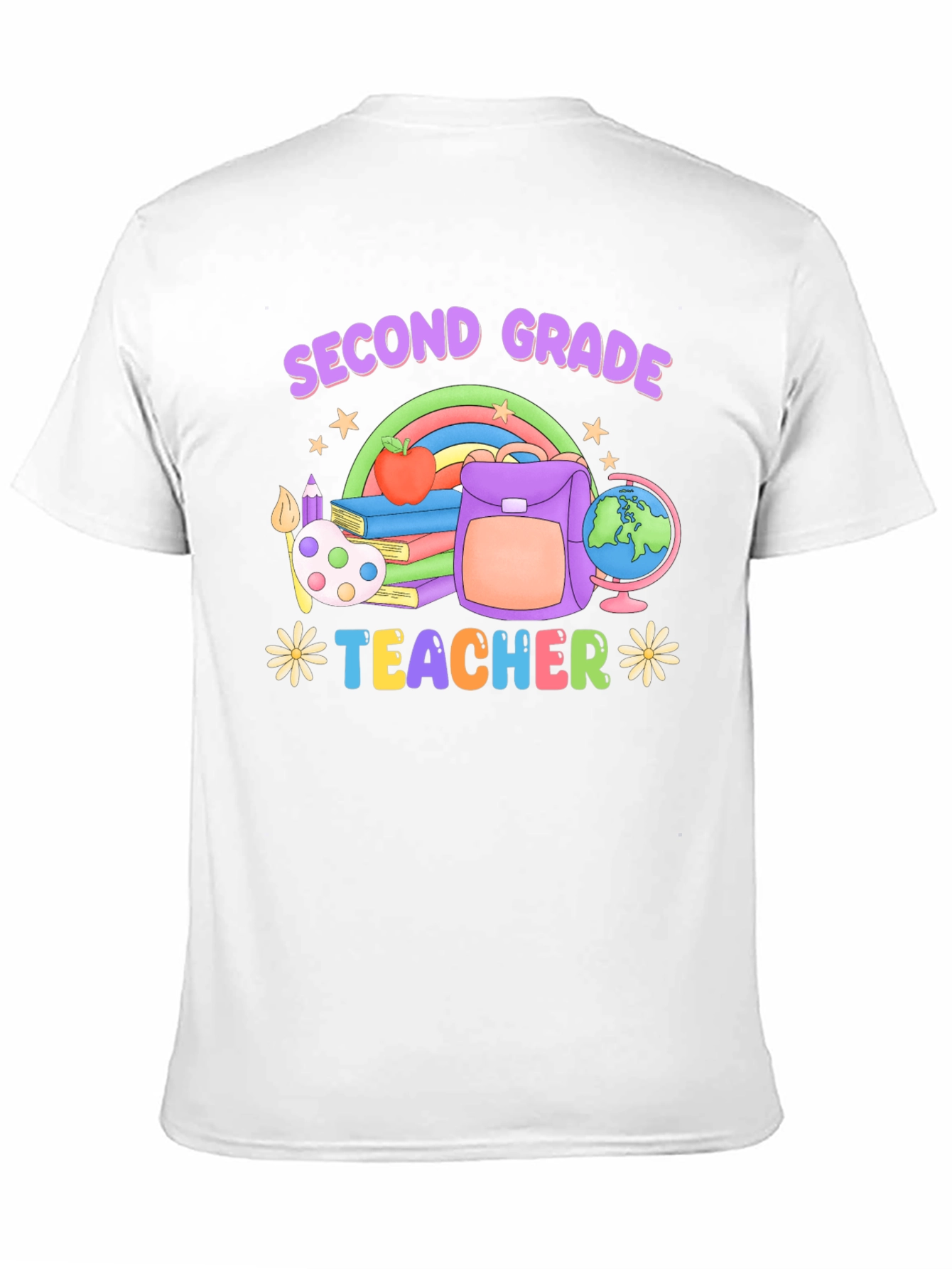 Second Grade Teacher Graphic T-Shirt